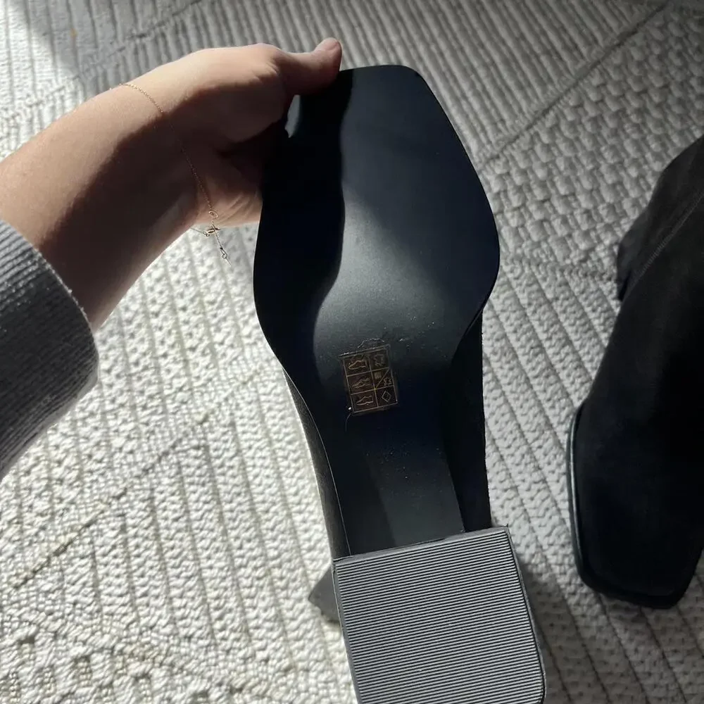 Jeffrey Campbell Sherpal-2 Booties in Slate Suede